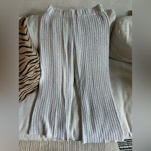 Free people beach knit wide leg pants size medium